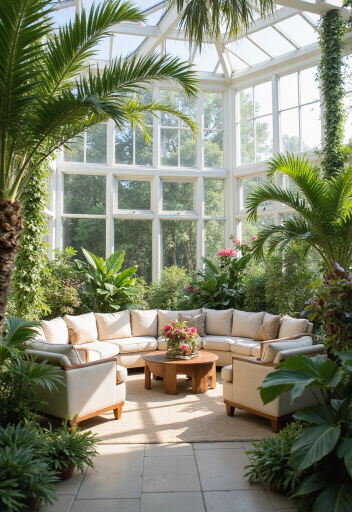27 Garden Room Ideas - 12. Bright and Open Conservatory
