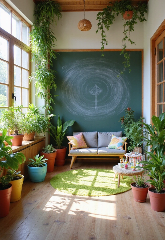 27 Garden Room Ideas - 17. Bright and Cheerful Playroom