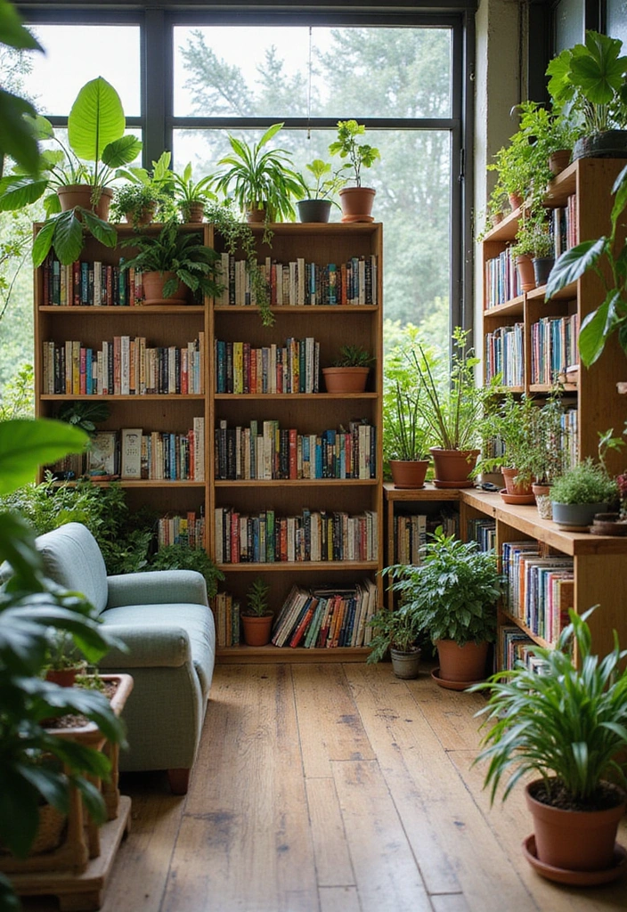 27 Garden Room Ideas - 19. Indoor Garden with Learning Corner