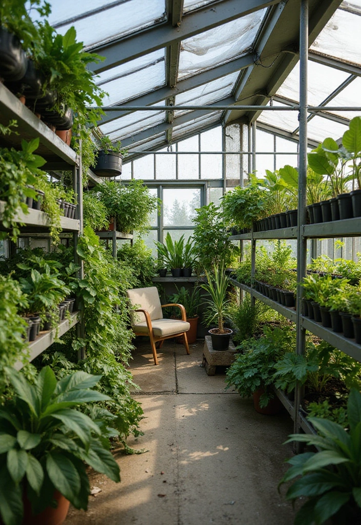 27 Garden Room Ideas - 20. Indoor Greenhouse