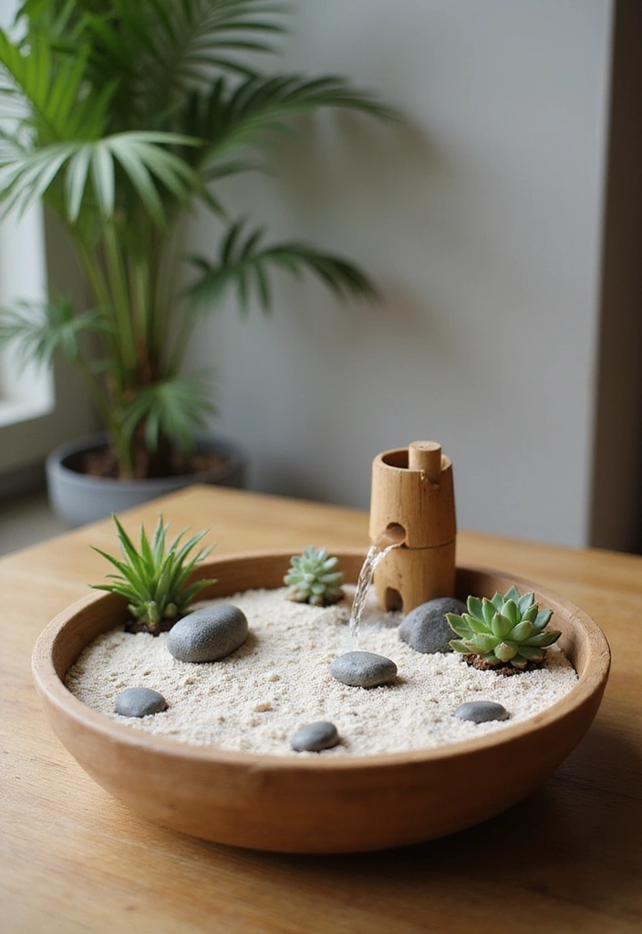 27 Garden Room Ideas - 3. Mini Zen Garden