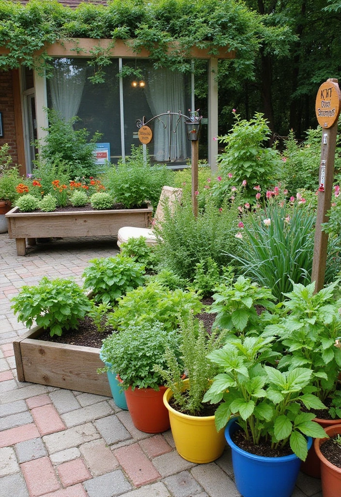 27 Large Patio Ideas Layout Outdoor Living - 10. Herb & Vegetable Garden