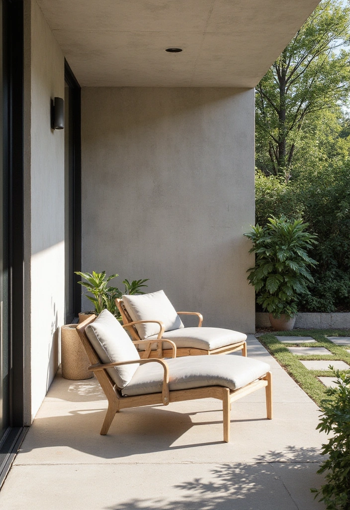 27 Large Patio Ideas Layout Outdoor Living - 12. Modern Minimalism