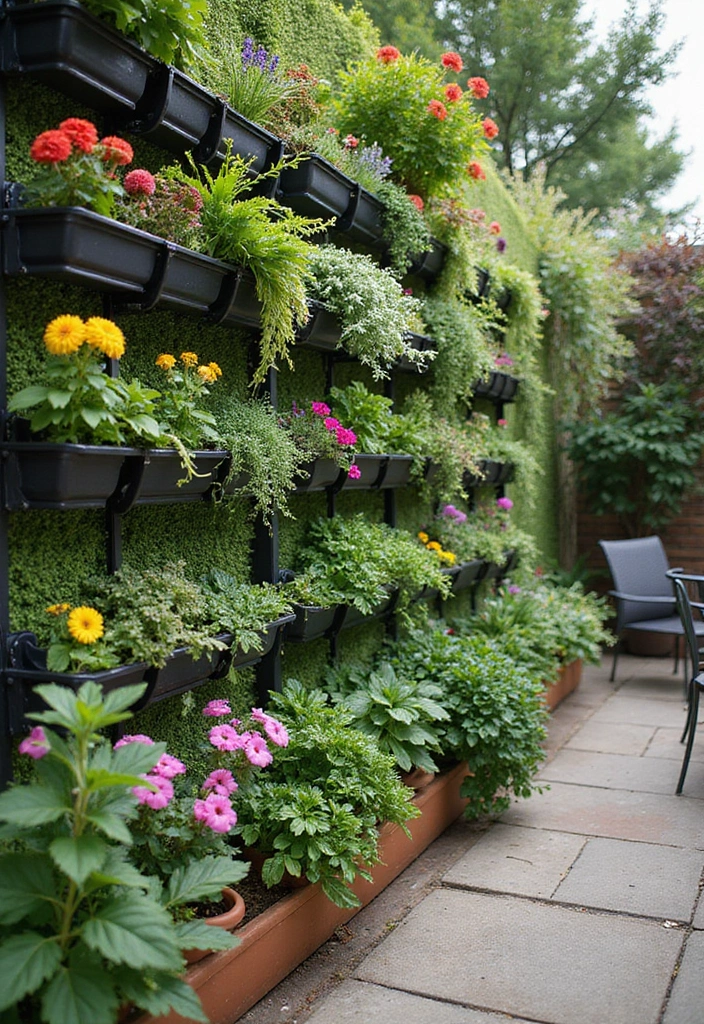 27 Large Patio Ideas Layout Outdoor Living - 4. Vertical Garden Oasis