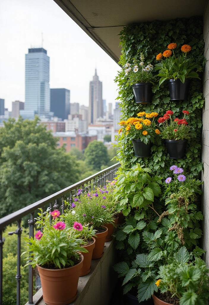 27 Small Garden Ideas for Vertical Garden Solutions - 14. Balcony Vertical Gardens