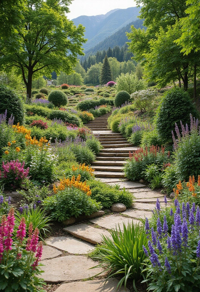 27 Small Garden Ideas for Vertical Garden Solutions - 21. Terraced Gardens