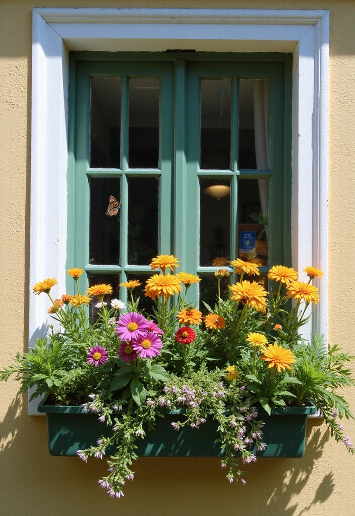 27 Small Garden Ideas for Vertical Garden Solutions - 6. Window Box Gardens