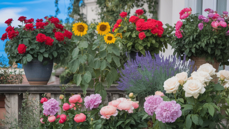 20 Balcony Flowers Ideas