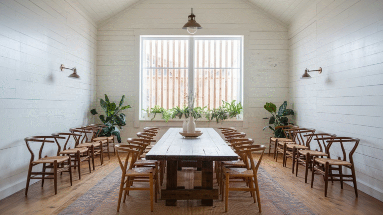 26 Modern Farmhouse Dining Room Ideas