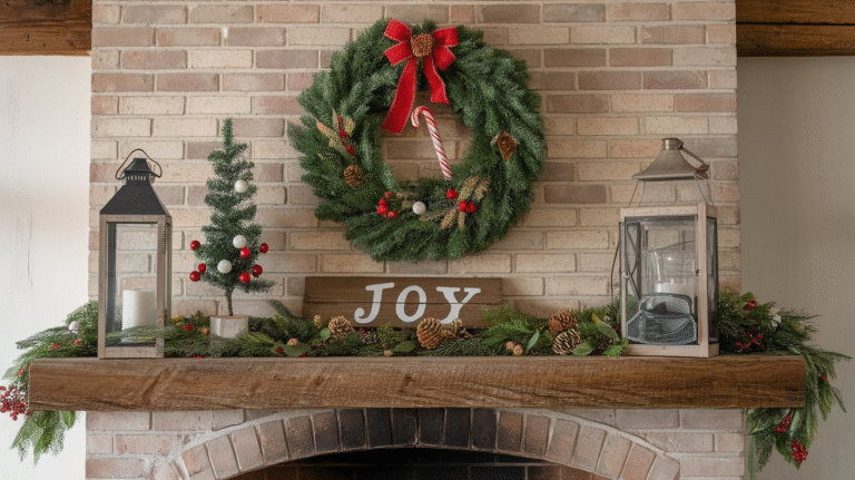 24 Farmhouse Mantle Decor Ideas